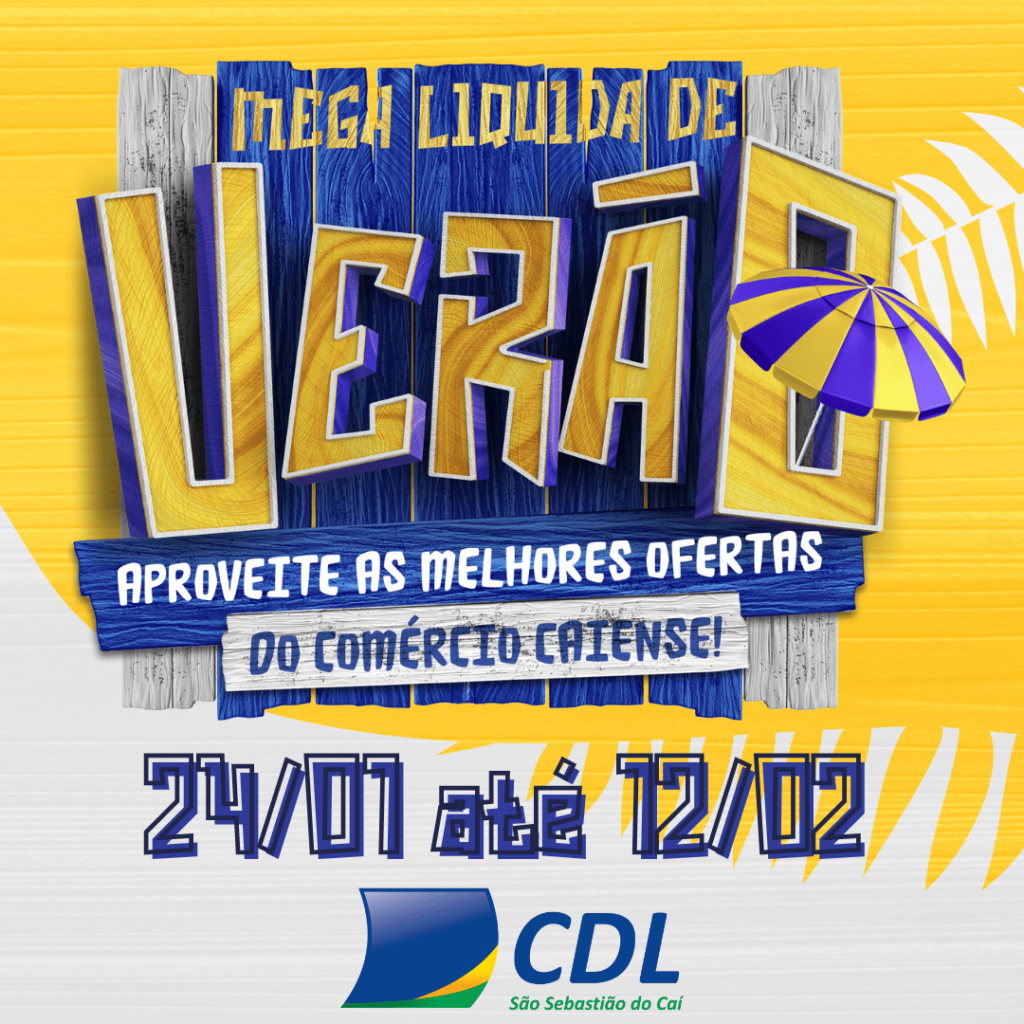 mega liquida de verão CDL Caí